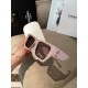 Qi color arrival ~ MIUMIU miu family square sunglasses  SMU07ws 52-19-135Sweet and cool new geometric sense of fashionable sense upBig face round face bb punch Shade sunscreen steady