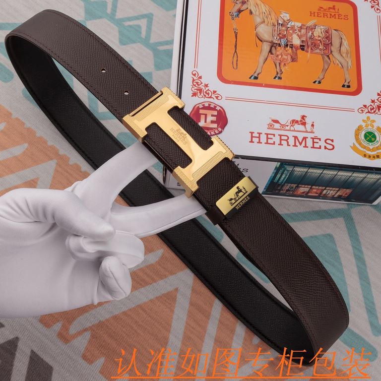 Name Hermes - belt   original single - belt- Materials  100% head layer cowhide belt, guaranteed leather belt, counter original single quality, fine workmanship, gift self-use first choice  Packaging please recognize the