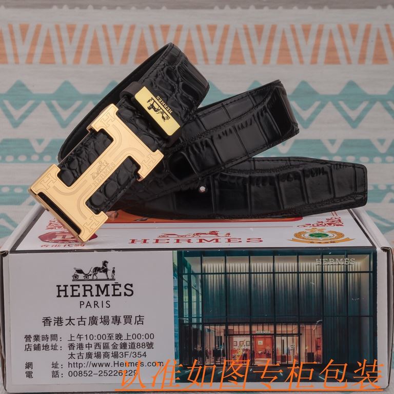 Name Hermes - belt   original single - belt- Materials  100% head layer cowhide belt, guaranteed leather belt, counter original single quality, fine workmanship, gift self-use first choice  Packaging please recognize the