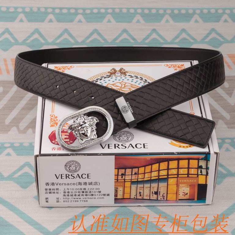 Product name Versace - belt   original single - belt- Materials  100% head layer cowhide belt, guaranteed leather belt, counter original single quality, fine workmanship, fashionable big brand, gift for self-use preferre