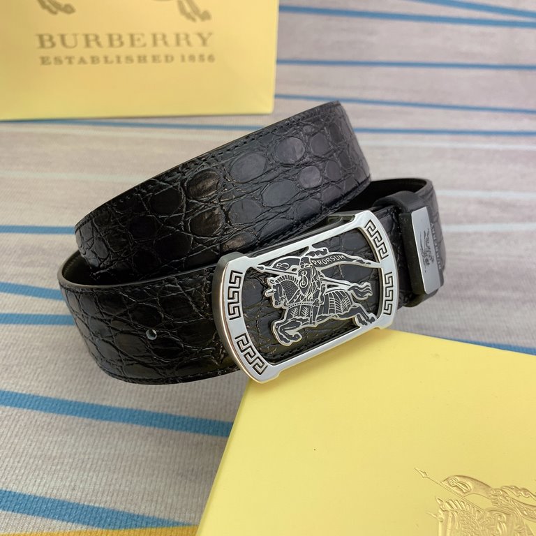 Name Burberry   original singleMaterial the original single cowhide belt Percentage of the first layer of cowhide belt  guarantee leather, 24K pure steel buckle, counter original single quality, fine workmanship, fashion