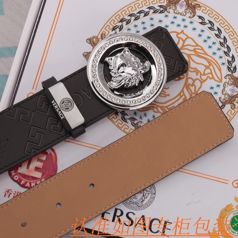 Name Versace - belt   original single - belt- Materials  100% head layer cowhide belt, guaranteed leather belt, counter original single quality, fine workmanship, gift self-use preferred  Packaging please recognize the c