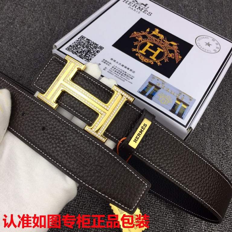 Brand Hermes.HERMES  Model original single! Recognize the counter authentic packaging  grade imported from Italy   100% head layer cowhide, HERMES.Hermes, the world famous luxury brand, the classic lychee pattern series,