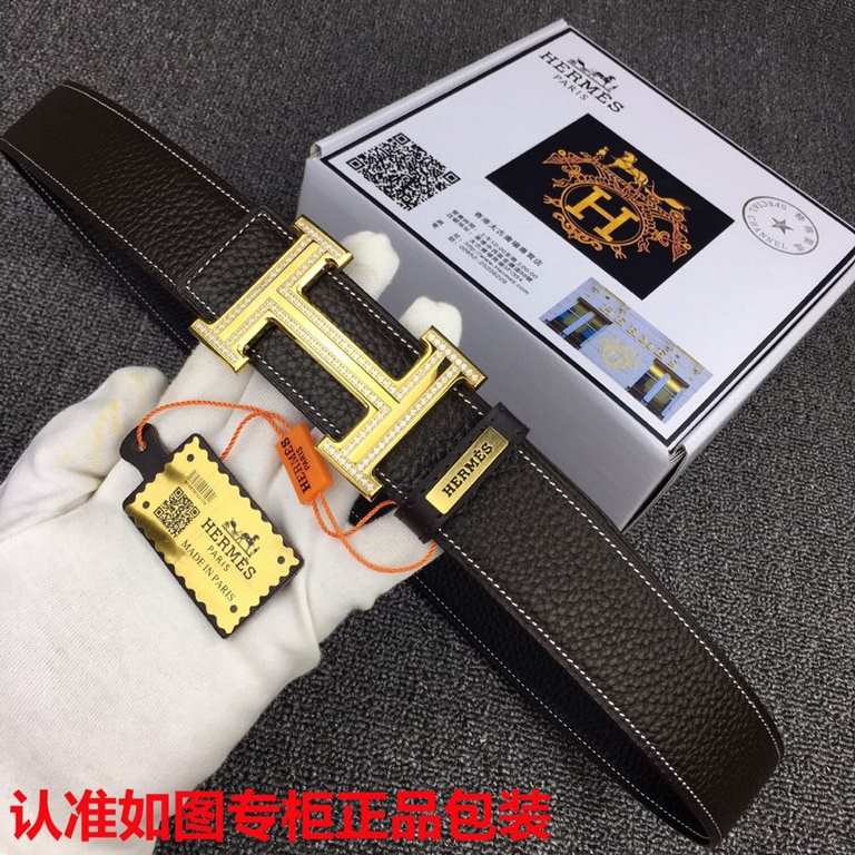 Brand Hermes.HERMES  Model original single! Recognize the counter authentic packaging  grade imported from Italy   100% head layer cowhide, HERMES.Hermes, the world famous luxury brand, the classic lychee pattern series,