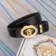 belt belt Versace   original single cowhide belt -  men's belt material   100% head layer cowhide belt  guaranteed leather belt, counter original quality, fine workmanship, fashionable big brand, gift for self-use first 