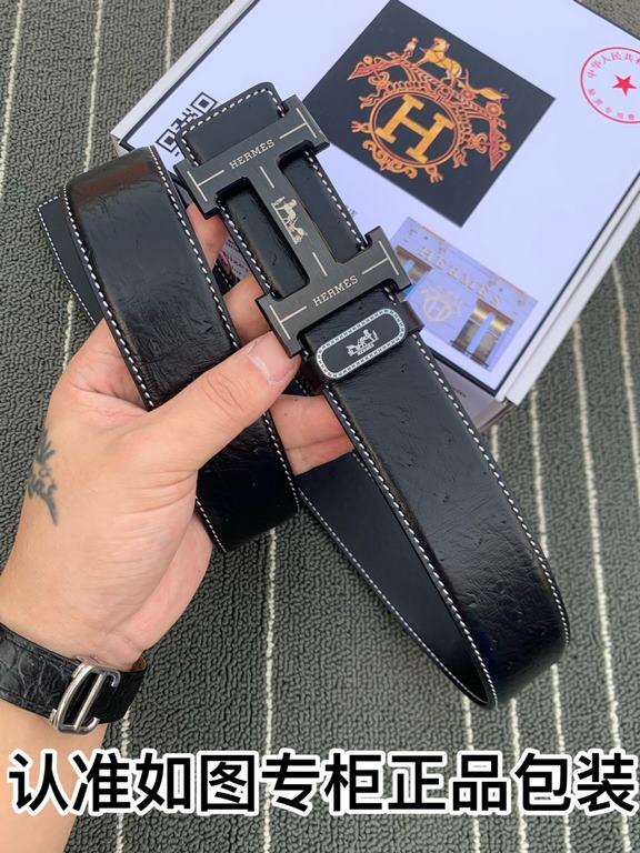 Belt Hermes . .mes original  Belt   100% first layer cowhide, guarantee leather, 24k pure steel buckle   double-sided available  counter the same quality, send people for personal use preferred   Packaging please recogni