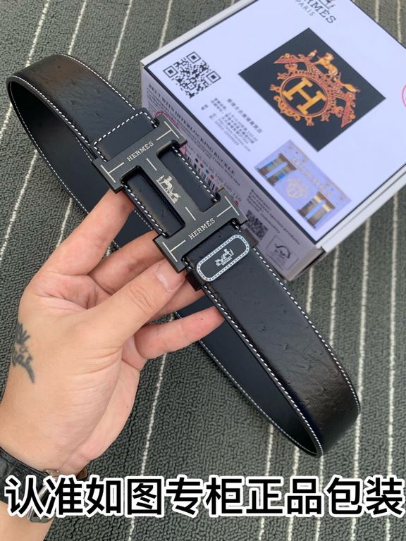 Belt Hermes . .mes original  Belt   100% first layer cowhide, guarantee leather, 24k pure steel buckle   double-sided available  counter the same quality, send people for personal use preferred   Packaging please recogni