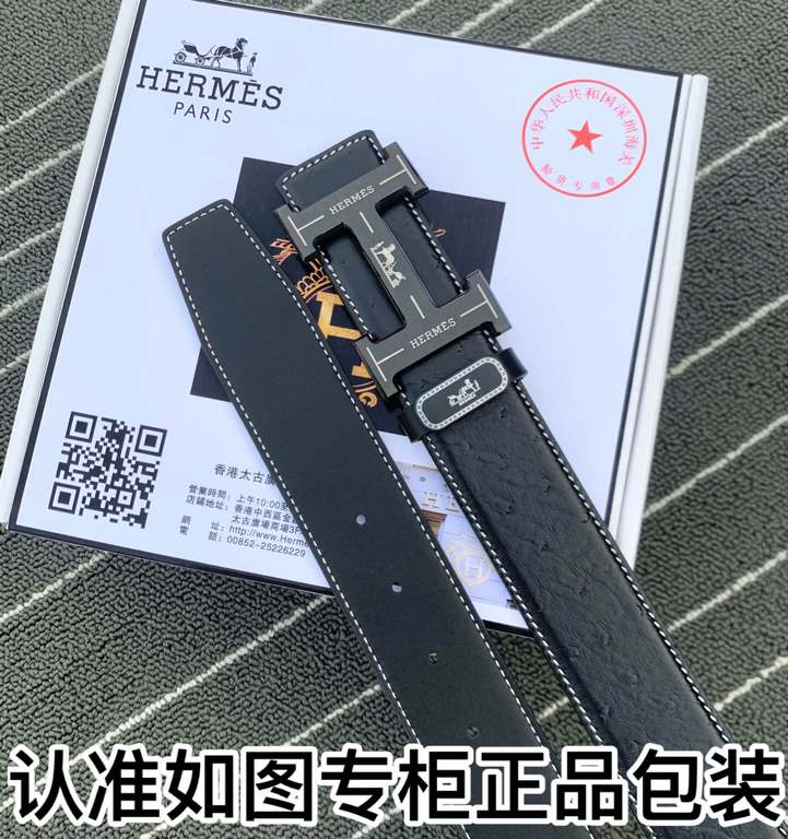 Belt Hermes . .mes original  Belt   100% first layer cowhide, guarantee leather, 24k pure steel buckle   double-sided available  counter the same quality, send people for personal use preferred   Packaging please recogni