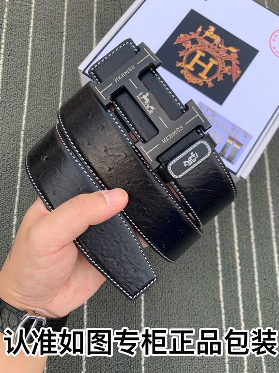 Belt Hermes . .mes original  Belt   100% first layer cowhide, guarantee leather, 24k pure steel buckle   double-sided available  counter the same quality, send people for personal use preferred   Packaging please recogni