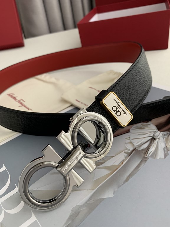 Name Ferragamo.Ferrgamo  original singleModel hanging buckle, the original classic two-tone buckle, physical shooting, head layer cowhideMaterial   100% head layer cowhide, guarantee leather.   double-sided available  co