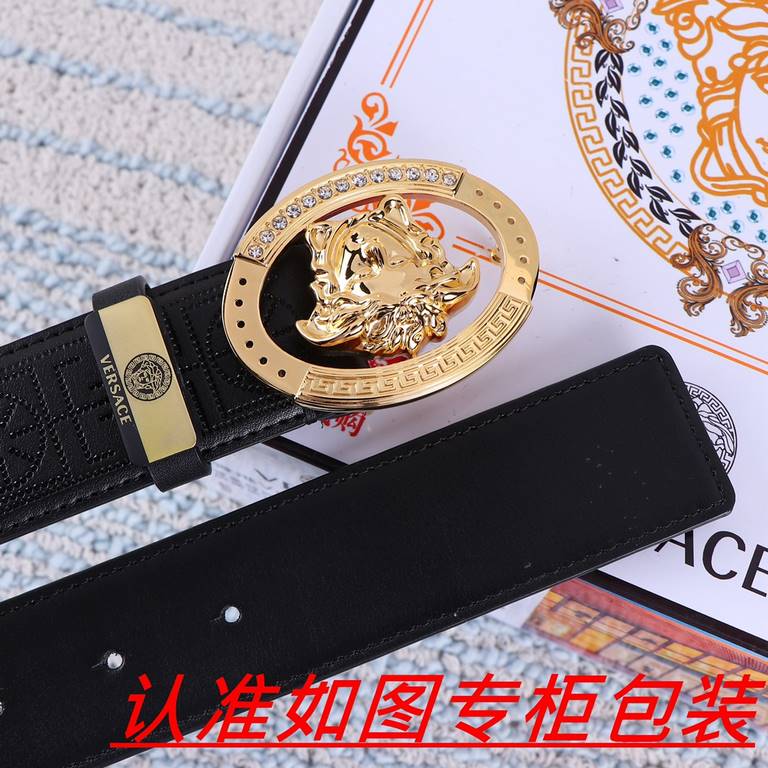 Product name VERSACE. Versace   original single Materials  100% first layer cowhide, guarantee leather. 24k pure steel buckle   double-sided available  counter the same quality, send a person for personal use preferred  