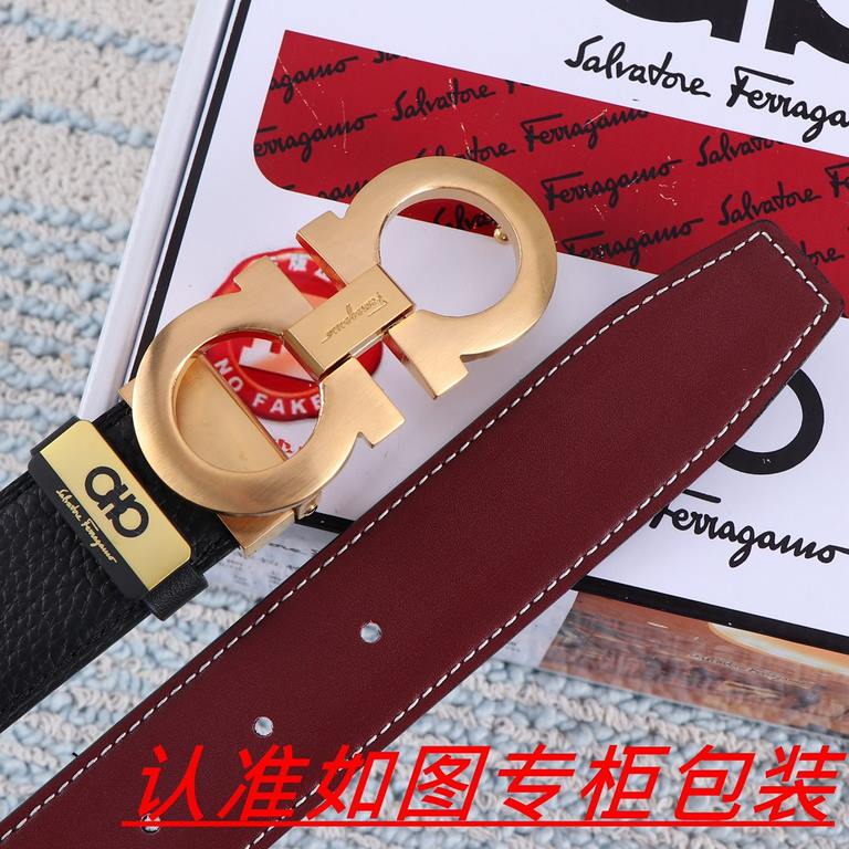 Product name Filagwood   original single Materials  100% first layer cowhide, guarantee leather. 24k pure steel buckle   double-sided available  counter the same quality, give away the first choice for self-use   Packagi