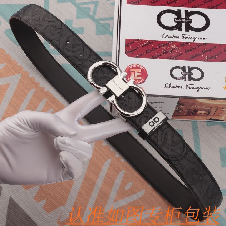 Product name Ferragamo - belt   original single - belt- Materials  100% head layer cowhide belt, guaranteed leather belt, counter original single quality, fine workmanship, fashionable big brand, gift self-use first choi