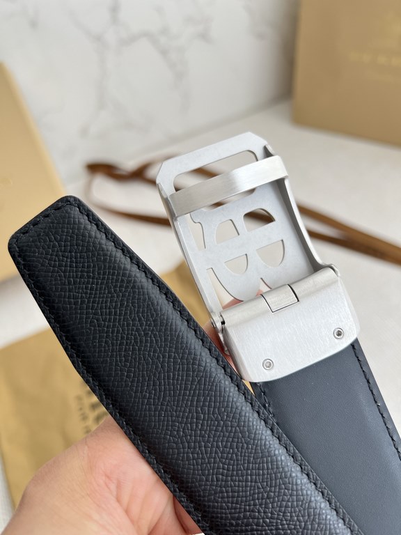 Name Burberry.Burberry-belt  automatic-belt-beltModel automatic buckle, pure steel material automatic buckle, automatic belt body, double-sided head layer cowhideMaterial   100% head layer cowhide, guarantee leather. 24k