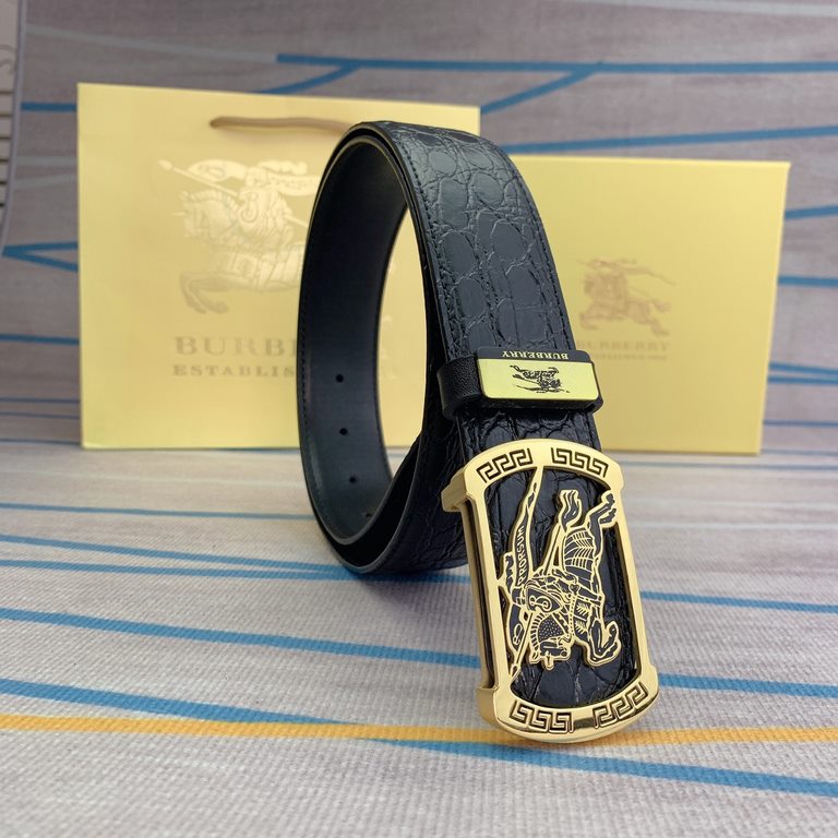 Name Burberry   original singleMaterial the original single cowhide belt Percentage of the first layer of cowhide belt  guarantee leather, 24K pure steel buckle, counter original single quality, fine workmanship, fashion