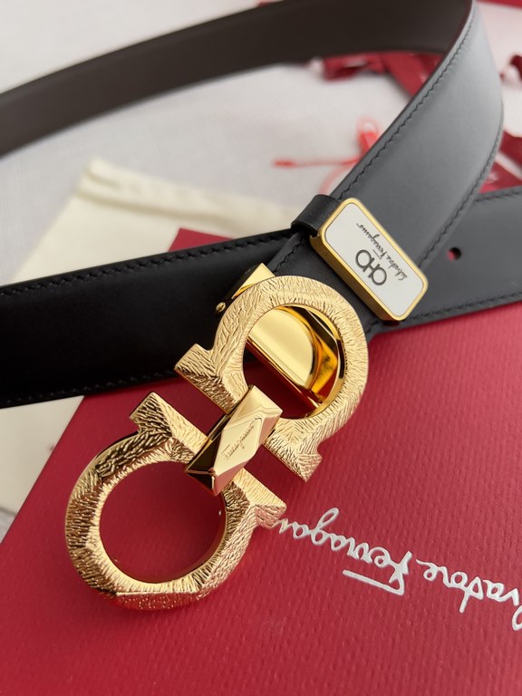 Name Ferragamo.Ferrgamo  belt - belt - original singleModel hanging buckle, the original classic pattern hanging buckle, physical photography, head layer cowhideMaterial  100% head layer cowhide, guaranteed genuine leath