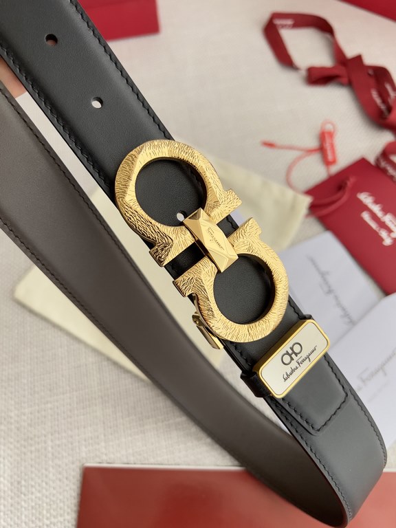 Name Ferragamo.Ferrgamo  belt - belt - original singleModel hanging buckle, the original classic pattern hanging buckle, physical photography, head layer cowhideMaterial  100% head layer cowhide, guaranteed genuine leath