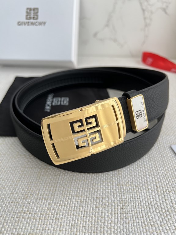 Name Givenchy.GIVENCHY-Belt   automatic-belt-beltModel automatic buckle, pure steel material automatic buckle, automatic belt body, double-sided head layer cowhideMaterial   100% head layer cowhide, guarantee leather. 24