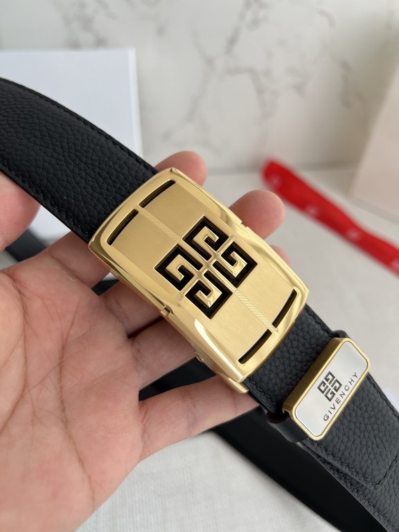 Name Givenchy.GIVENCHY-Belt   automatic-belt-beltModel automatic buckle, pure steel material automatic buckle, automatic belt body, double-sided head layer cowhideMaterial   100% head layer cowhide, guarantee leather. 24