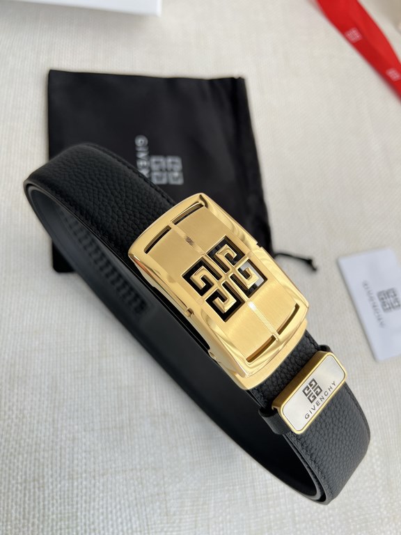 Name Givenchy.GIVENCHY-Belt   automatic-belt-beltModel automatic buckle, pure steel material automatic buckle, automatic belt body, double-sided head layer cowhideMaterial   100% head layer cowhide, guarantee leather. 24