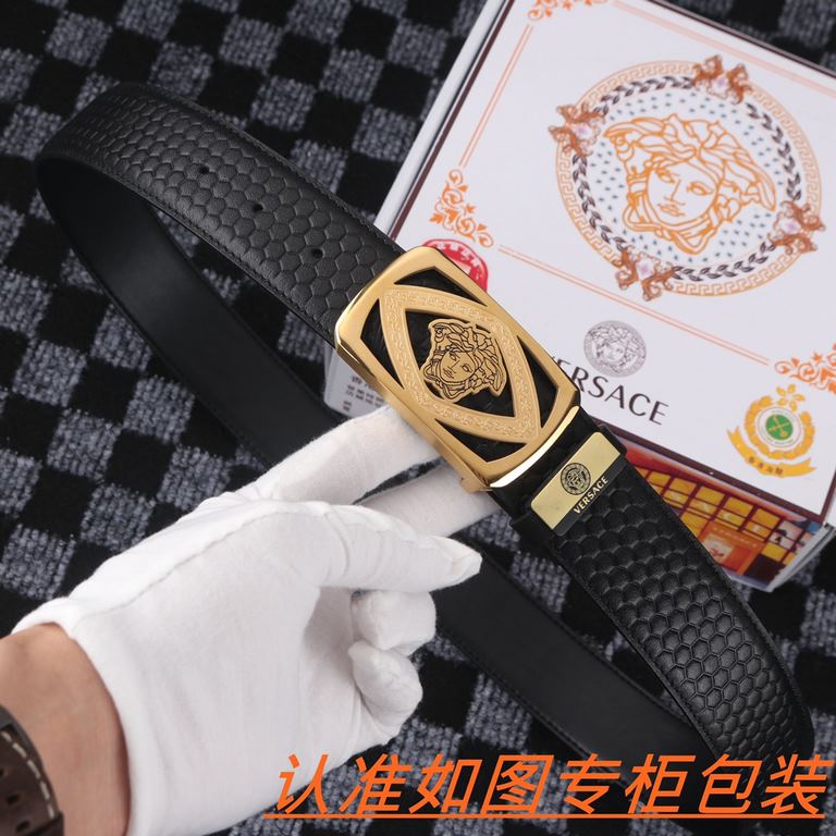 Name Versace -   original- Materials  100% head layer cowhide, guaranteed genuine leather. Counter original single quality, fine workmanship, gift self-use preferred    Packaging please recognize the counter packaging as