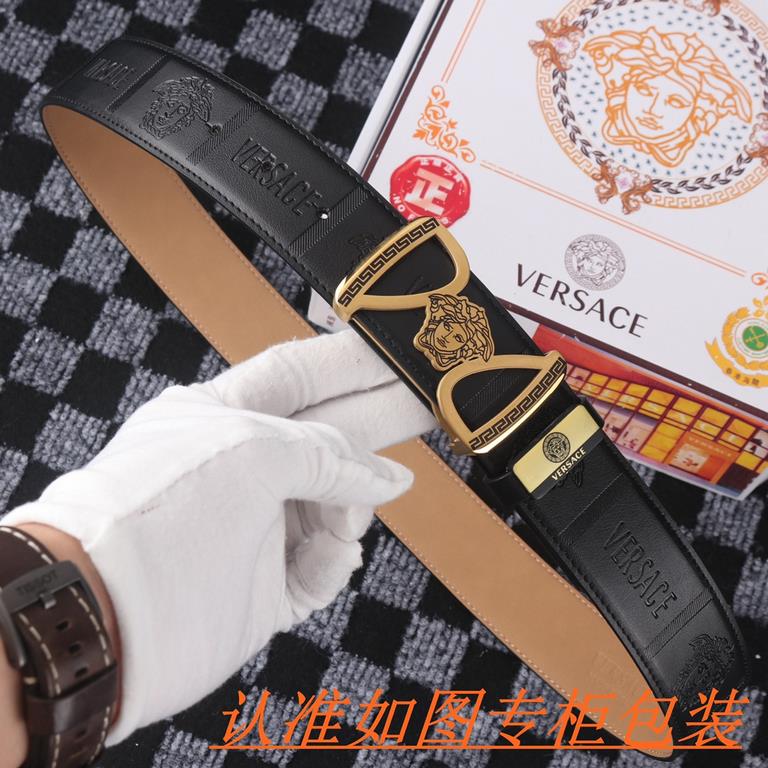 Name Versace -   original- Materials  100% head layer cowhide, guaranteed genuine leather. Counter original single quality, fine workmanship, gift self-use preferred    Packaging please recognize the counter packaging as