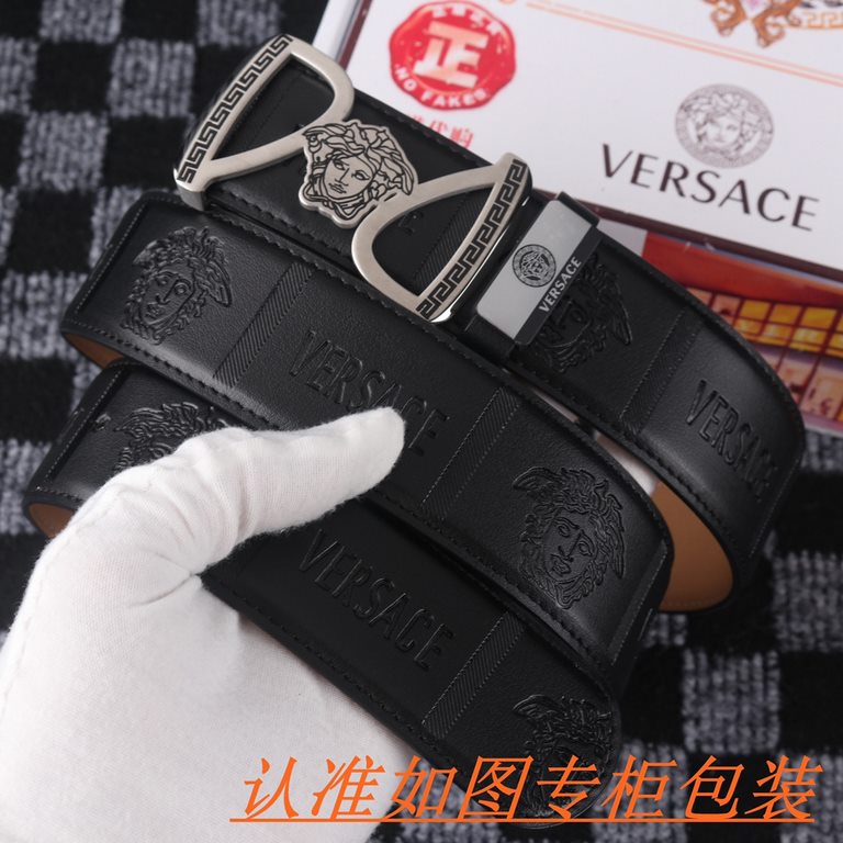 Name Versace -   original- Materials  100% head layer cowhide, guaranteed genuine leather. Counter original single quality, fine workmanship, gift self-use preferred    Packaging please recognize the counter packaging as