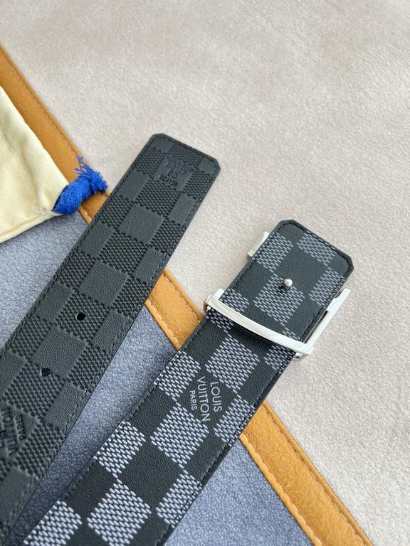 Name LV... LOUIS ... Weideng   belt-belt-original singleModel hanging buckle, classic pure steel buckle, head layer cowhide, pictures taken in kindMaterial   head layer cowhide, hanging buckle series, pure steel material