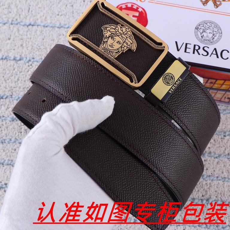 Product name Versace - belt   original single - belt Materials  100% first layer cowhide, guarantee leather. 24k pure steel buckle   double-sided available  counter the same quality, give away the first choice for self-u