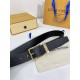 With a full set of packaging gift box   Louis Vuitton original quality classic models belt, Italy imported original first layer cowhide, boutique brass pin buckle, fashionable versatile never out of fashion, width 3.5cm