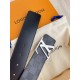 With a full set of packing gift box  LV-Louis Vitton new, original single purchase level, 4.0cm Imported customized original fabric with head layer calfskin bottom, pure steel classic LV letters buckle head, easy to use,