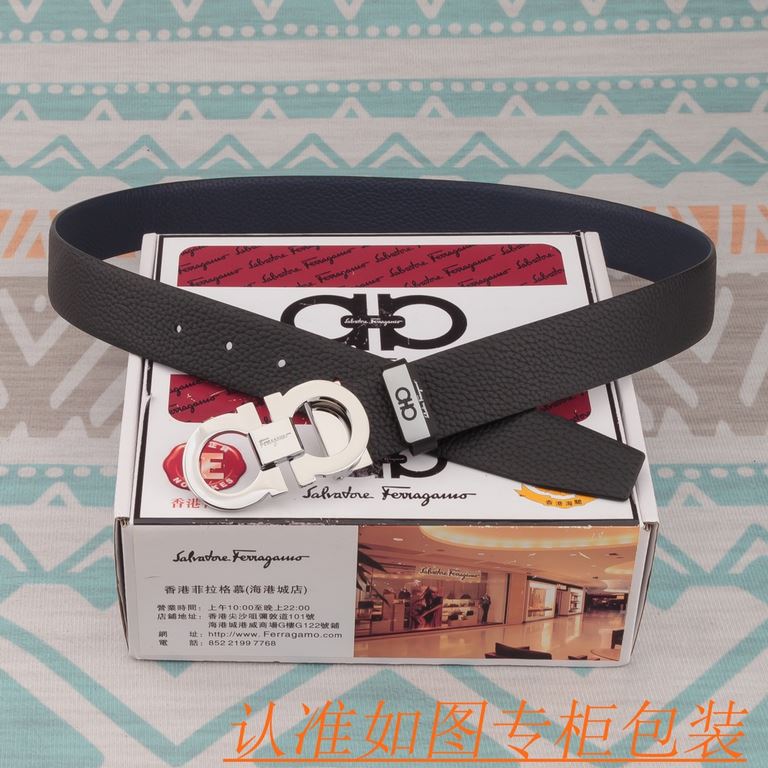 Product name Ferragamo - belt   original single - belt- Materials  100% head layer cowhide belt, guaranteed leather belt, counter original single quality, fine workmanship, fashionable big brand, gift self-use first choi