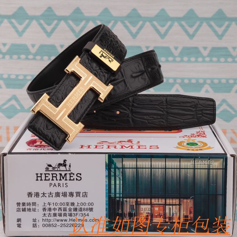 Name Hermes - belt   original single - belt- Materials  100% head layer cowhide belt, guaranteed leather belt, counter original single quality, fine workmanship, gift self-use first choice  Packaging please recognize the