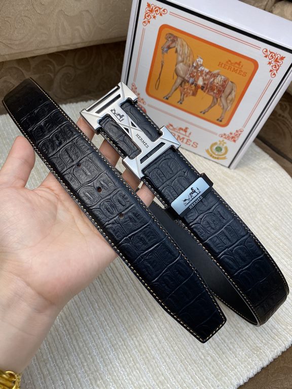 Name Hermès C  original singleMaterial the original single cowhide belt Percentage of the first layer of cowhide belt  guarantee leather, 24K pure steel buckle, counter original single quality, fine workmanship, fashiona