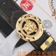 belt belt Versace   original single cowhide belt -  men's belt material   100% head layer cowhide belt  guaranteed leather belt, counter original quality, fine workmanship, fashionable big brand, gift for self-use first 