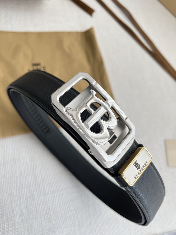 Name Burberry.Burberry-belt  automatic-belt-beltModel automatic buckle, pure steel material automatic buckle, automatic belt body, double-sided head layer cowhideMaterial   100% head layer cowhide, guarantee leather. 24k