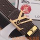 Product name LV-belt   original single-belt- Materials  100% head layer cowhide belt, guaranteed genuine leather belt, counter original single quality, fine workmanship, fashionable big brand, gift for self-use preferred