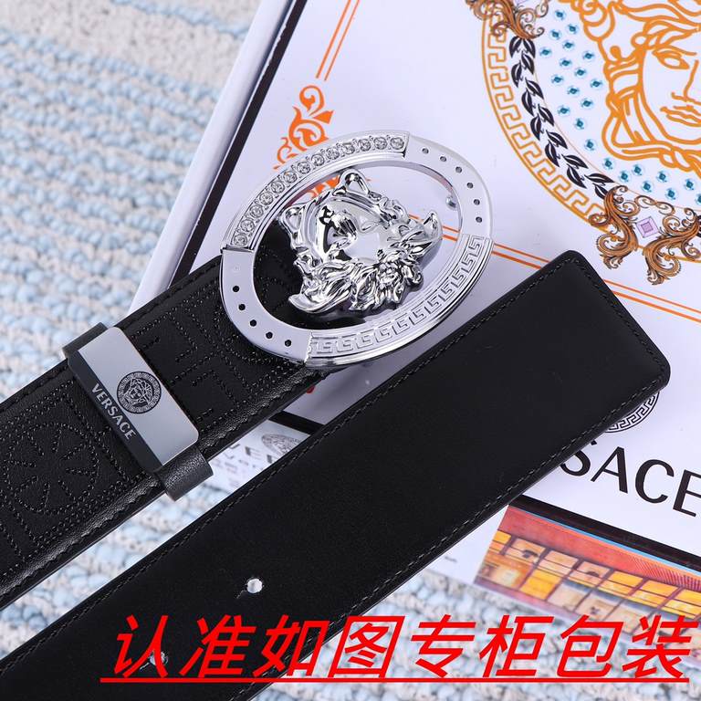 Product name VERSACE. Versace   original single Materials  100% first layer cowhide, guarantee leather. 24k pure steel buckle   double-sided available  counter the same quality, send a person for personal use preferred  