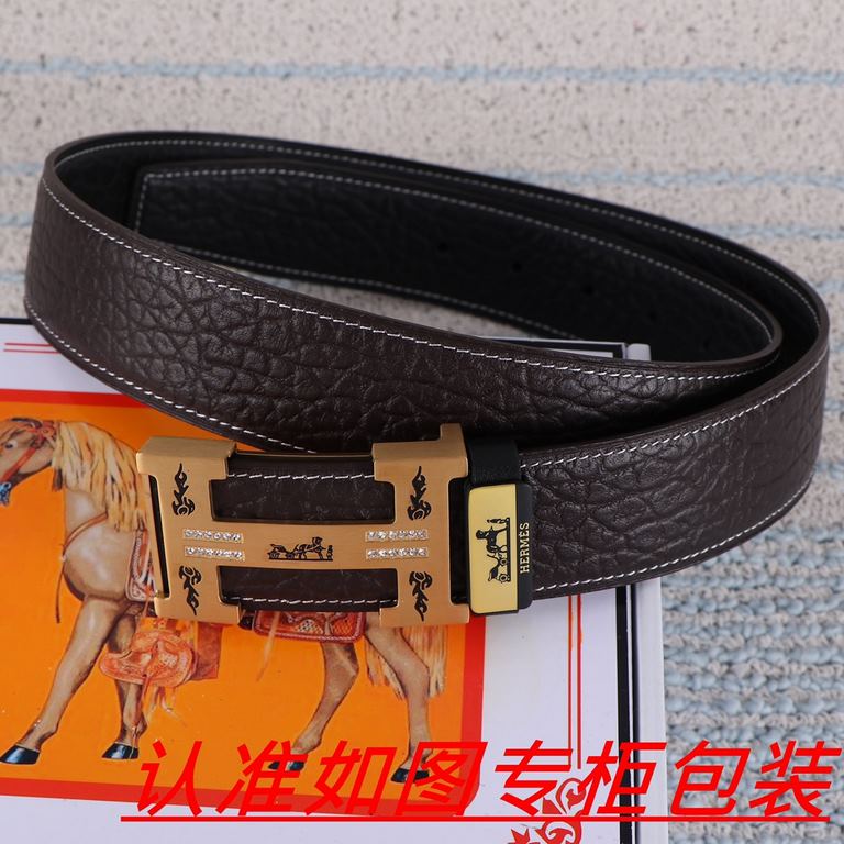 Name Hermes...   original single Materials  100% first layer cowhide, guarantee leather. 24k pure steel buckle   double-sided available  counter the same quality, give away the first choice for self-use   Packaging pleas