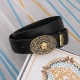 belt belt Versace   original single cowhide belt -  men's belt material   100% head layer cowhide belt  guaranteed leather belt, counter original quality, fine workmanship, fashionable big brand, gift for self-use first 