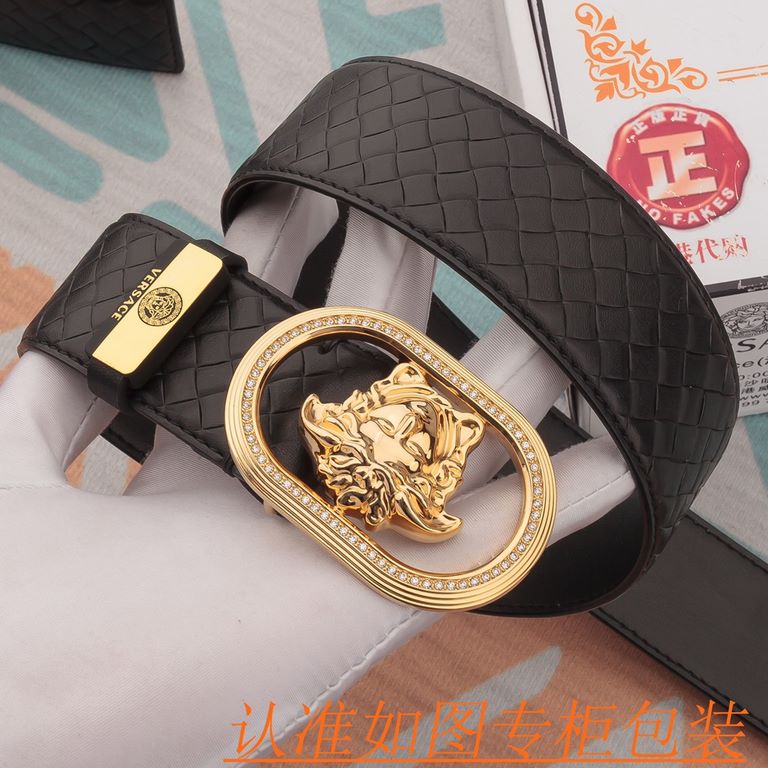 Product name Versace - belt   original single - belt- Materials  100% head layer cowhide belt, guaranteed leather belt, counter original single quality, fine workmanship, fashionable big brand, gift for self-use preferre