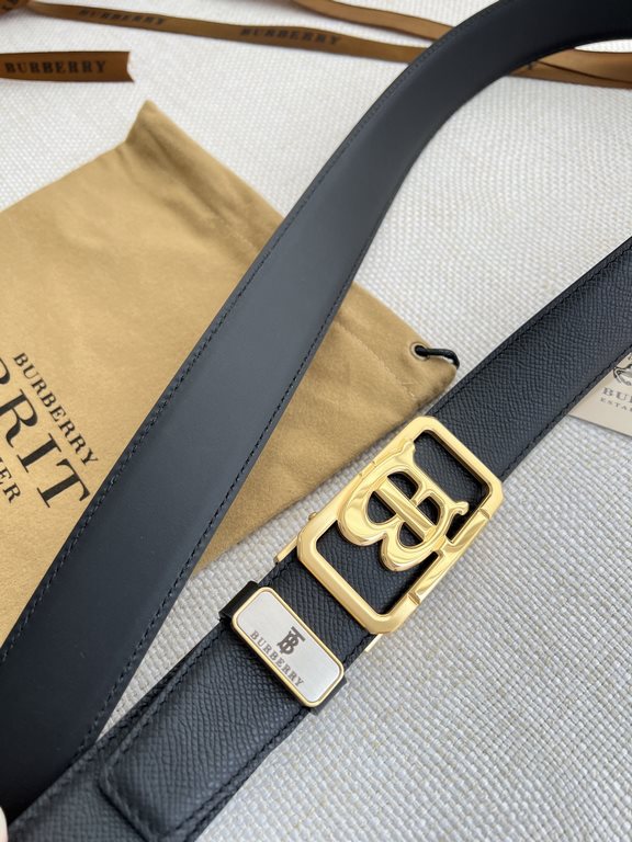 Name Burberry.Burberry-belt  automatic-belt-beltModel automatic buckle, pure steel material automatic buckle, automatic belt body, double-sided head layer cowhideMaterial   100% head layer cowhide, guarantee leather. 24k