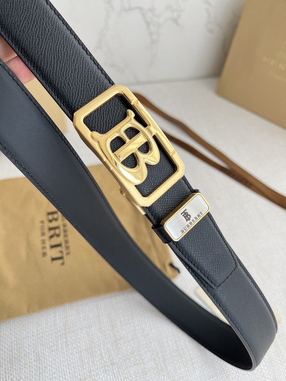 Name Burberry.Burberry-belt  automatic-belt-beltModel automatic buckle, pure steel material automatic buckle, automatic belt body, double-sided head layer cowhideMaterial   100% head layer cowhide, guarantee leather. 24k