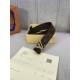 Comes in a fully packed gift box  This Initiales 40mm Reversible Belt from LV features plain calf leather and the brand's signature Damier Cobalt canvas for a stylish styling option. The flat calf leather side is ideal f