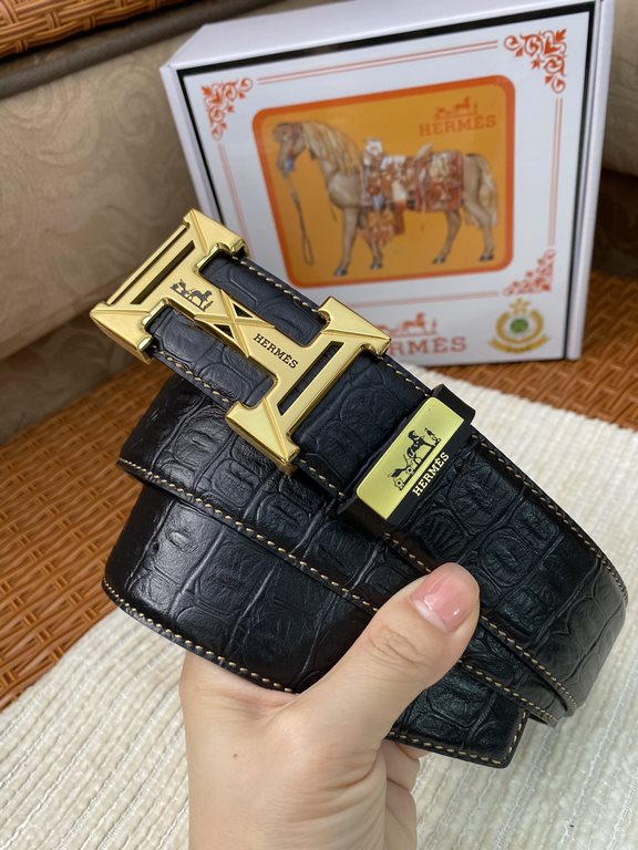 Name Hermès C  original singleMaterial the original single cowhide belt Percentage of the first layer of cowhide belt  guarantee leather, 24K pure steel buckle, counter original single quality, fine workmanship, fashiona