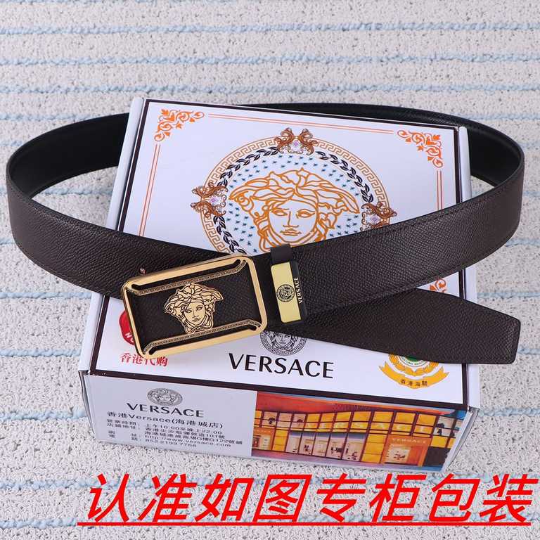 Product name Versace - belt   original single - belt Materials  100% first layer cowhide, guarantee leather. 24k pure steel buckle   double-sided available  counter the same quality, give away the first choice for self-u