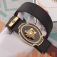 belt belt Versace   original single cowhide belt -  men's belt material   100% head layer cowhide belt  guaranteed leather belt, counter original quality, fine workmanship, fashionable big brand, gift for self-use first 