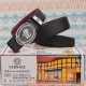 belt belt Versace   original single cowhide belt -  men's belt material   100% head layer cowhide belt  guaranteed leather belt, counter original quality, fine workmanship, fashionable big brand, gift for self-use first 