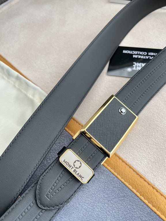 Name Montblanc.Montblanc -belt-automatic-beltModel automatic belt, new pure steel material automatic buckle, double-sided head-layer cowhide physical photography, theMaterial  100% head layer cowhide, guaranteed genuine 