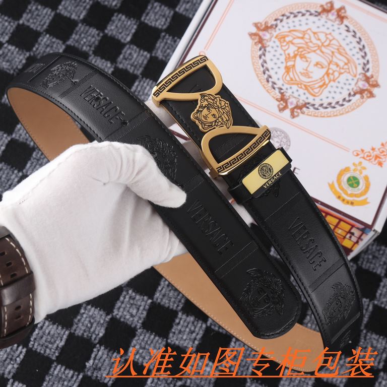 Name Versace -   original- Materials  100% head layer cowhide, guaranteed genuine leather. Counter original single quality, fine workmanship, gift self-use preferred    Packaging please recognize the counter packaging as